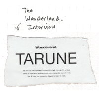 the wonderland b interview - tarane